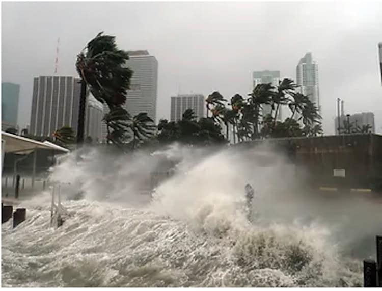 Severe weather storm surge